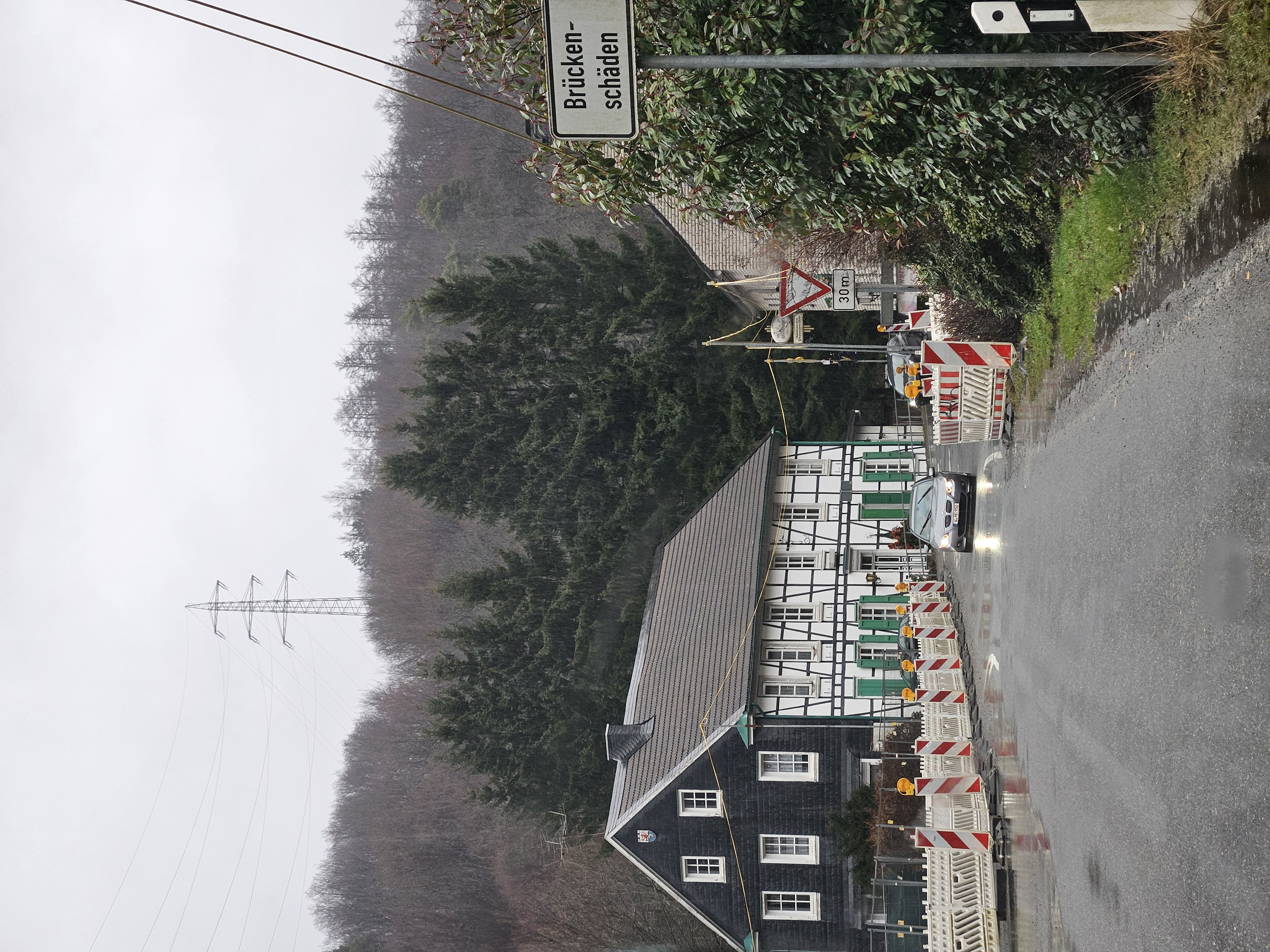 Streets in rain